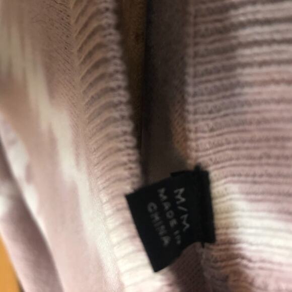 ATM Sunset Pink Tie Dye Cashmere Crew Neck Sweater M - Picture 3 of 6